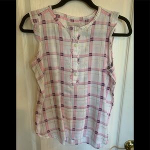 Loft sleeveless blouse